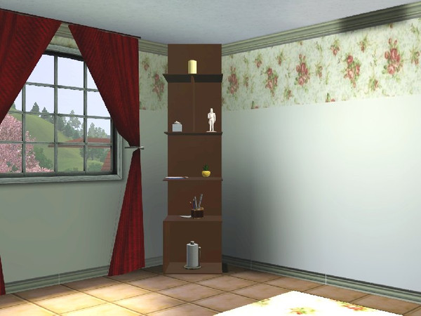 Sims 3 — Bedroom extras by drib_ydal — A set made up of a plant, statue and wallpaper to complete my Bedroom Sets. All