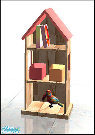 Sims 2 — Bookcasecollection - bookcase house by steffor — you can place it on coffeetables, counters, endtables, use the