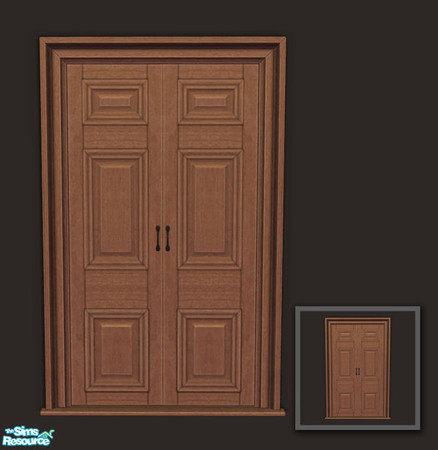 Sims 2 — Rejal Part 5 - Door 04 BASE by Murano — This file is the master mesh and it\'s essential for the door 04 series