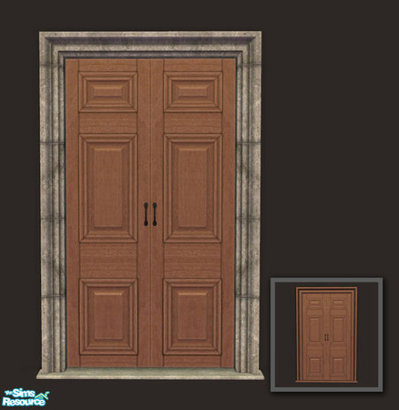 Sims 2 — Rejal Part 5 - Door 03 BASE by Murano — This file is the master mesh and it\'s essential for the door 03 series