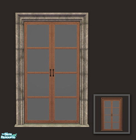 Sims 2 — Rejal Part 5 - Door 01 BASE by Murano — This file is the master mesh and it\'s essential for the door 01 series