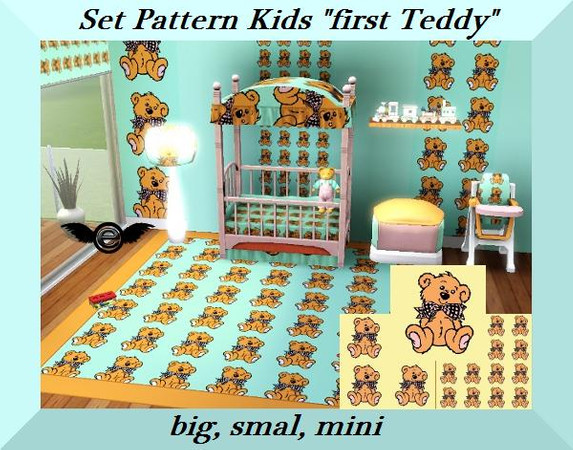 Sims 3 — Pattern Kids first Teddy by engelchen1202 — 3 diverent Sizes of the -first Teddy- Pattern 4 Color Pattern