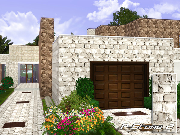 Sims 3 — P-Stone 2 by TSR Archive — By Pralinesims /under Rock-Stone