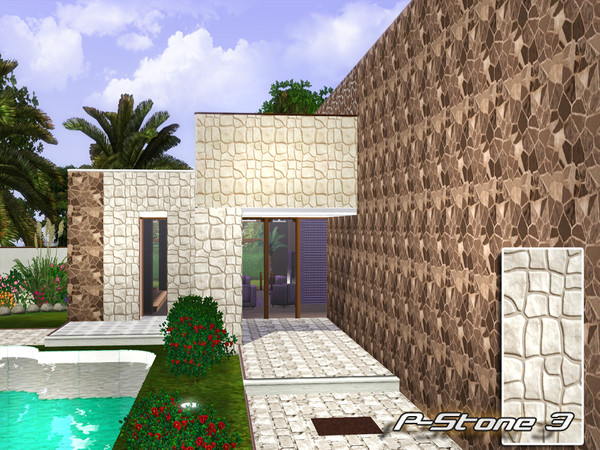 Sims 3 — P-Stone 3 by TSR Archive — By Pralinesims /under Rock-Stone