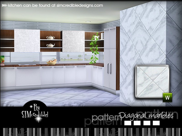 Sims 3 — Marble Pattern by SIMcredible! — by simcredibledesigns.com