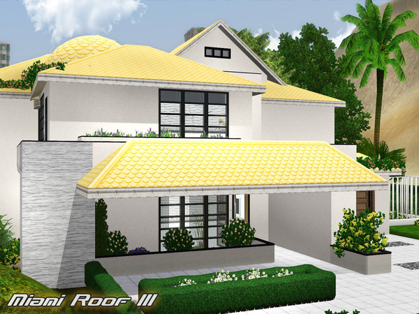Sims 3 — Miami Roof III by TSR Archive — By Pralinesims