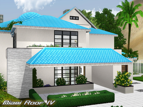 Sims 3 — Miami Roof IV by TSR Archive — By Pralinesims
