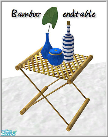 Sims 2 — sims1 rebuilds-part1 - B43 Bamboo Endtable by Birgit43 — 