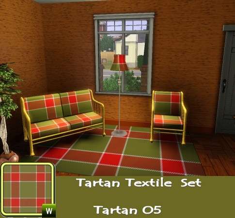 Sims 3 — Tartan Textile Set-Tartan 05 by allison731 — By allison731 www.thesimsresource.com One of the tartan patterns