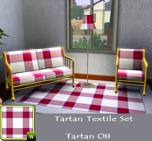 Sims 3 — Tartan Textile Set-Tartan 08 by allison731 — By allison731 www.thesimsresource.com One of the tartan patterns