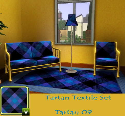 Sims 3 — Tartan Textile Set-Tartan 09 by allison731 — By allison731 www.thesimsresource.com One of the tartan patterns