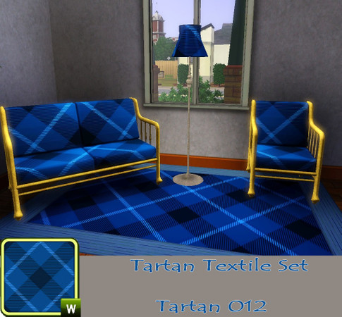 Sims 3 — Tartan Textile Set-Tartan 012 by allison731 — By allison731 www.thesimsresource.com One of the tartan patterns
