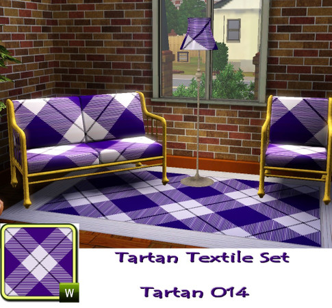 Sims 3 — Tartan Textile Set-Tartan 014 by allison731 — By allison731 www.thesimsresource.com One of the tartan patterns