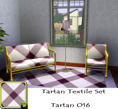 Sims 3 — Tartan Textile Set-Tartan 016 by allison731 — By allison731 www.thesimsresource.com One of the tartan patterns