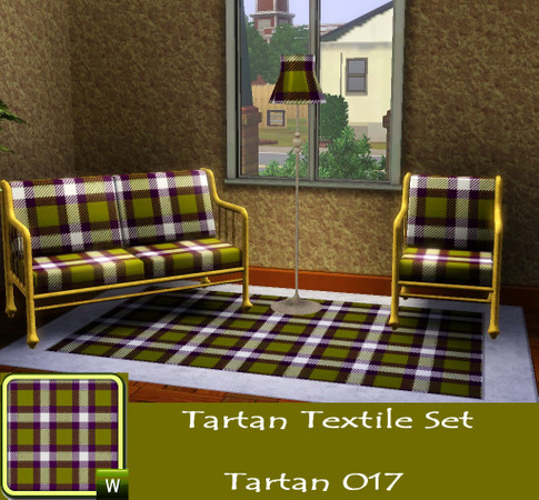 Sims 3 — Tartan Textile Set-Tartan 017 by allison731 — By allison731 www.thesimsresource.com One of the tartan patterns