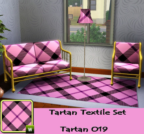 Sims 3 — Tartan Textile Set-Tartan 019 by allison731 — By allison731 www.thesimsresource.com One of the tartan patterns