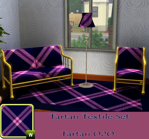 Sims 3 — Tartan Textile Set-Tartan 020 by allison731 — By allison731 www.thesimsresource.com One of the tartan patterns
