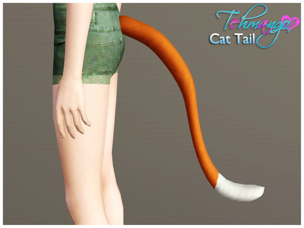 Sims 3 — Tehmango Cat Tail (Female) by tehmango2 — Cat tail for female 