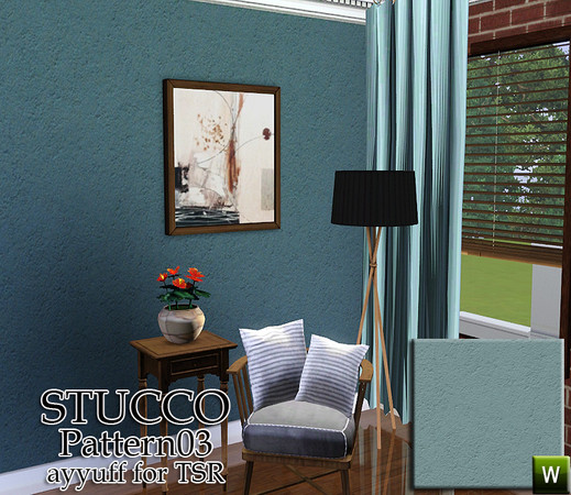 Sims 3 — Stucco Pattern03 by ayyuff — recolorable pattern