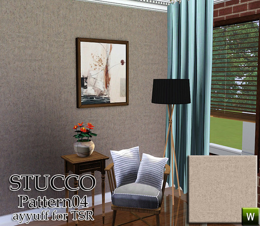 Sims 3 — Stucco Pattern04 by ayyuff — recolorable pattern