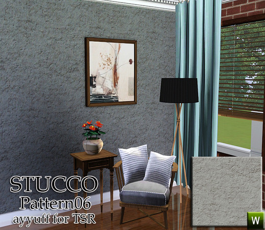 Sims 3 — Stucco Pattern06 by ayyuff — recolorable pattern