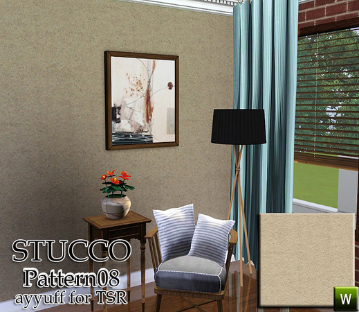 Sims 3 — Stucco Pattern08 by ayyuff — recolorable pattern