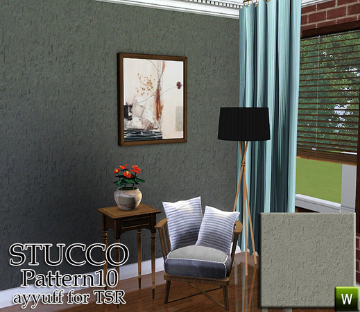 Sims 3 — Stucco Pattern10 by ayyuff — recolorable pattern