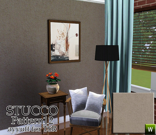 Sims 3 — Stucco Pattern12 by ayyuff — recolorable pattern