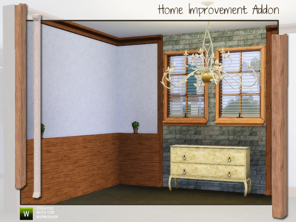Sims 3 — Home Improvement Add On by Angela — Some little add-ons for your home improvement.. this set contains a wall -