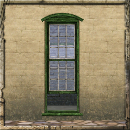 Sims 3 — Yard Sash Window (Tall Open) by Cyclonesue — By Cyclonesue for TSR TSRAA