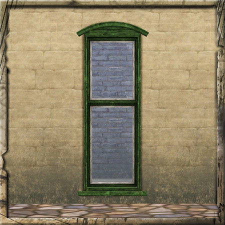 Sims 3 — Yard Sash Window (Tall Plain) by Cyclonesue — By Cyclonesue for TSR TSRAA