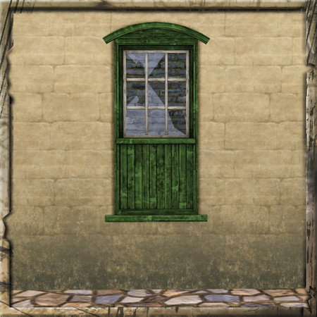Sims 3 — Yard Window (Medium Shuttered - Broken) by Cyclonesue — By Cyclonesue for TSR TSRAA