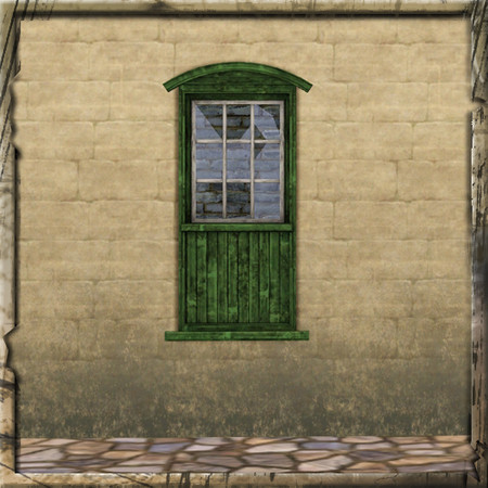 Sims 3 — Yard Window (Medium Shuttered - Broken 2) by Cyclonesue — By Cyclonesue for TSR TSRAA