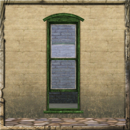Sims 3 — Yard Sash Window (Tall Open Plain) by Cyclonesue — By Cyclonesue for TSR TSRAA