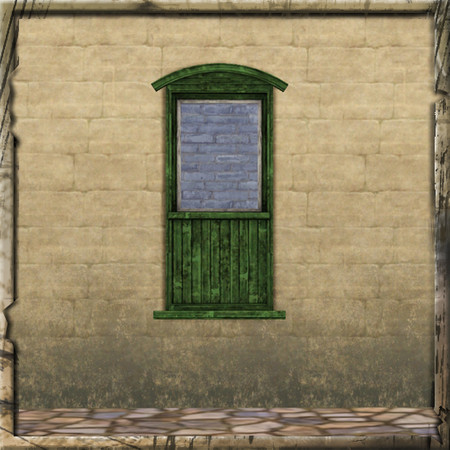 Sims 3 — Yard Window (Medium Shuttered Plain) by Cyclonesue — By Cyclonesue for TSR TSRAA