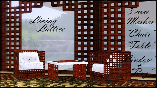 Sims 3 — LATTICE by abuk0 — for orient,asia or exotic stylisch sims