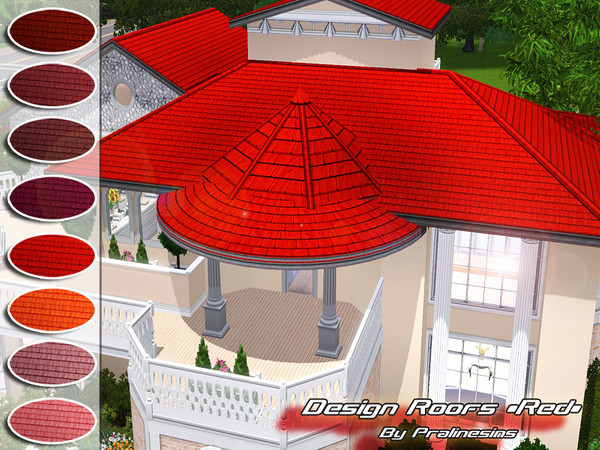 Sims 3 —  by TSR Archive — Eight new roof recolours! We hope you like it!