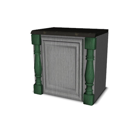 Sims 3 — Shabby Chic Four Kitchen Counter 2 by TheNumbersWoman — A bit of shabiness yet sort of Chic. By RicciNumbers at