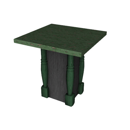 Sims 3 — Shabby Chic Four Kitchen Table by TheNumbersWoman — A bit of shabiness yet sort of Chic. By RicciNumbers at TSR.