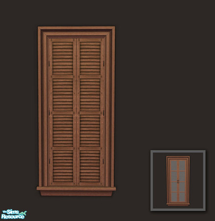 Sims 2 — Rejal Part 3 - Window 02 narrow (closed) by Murano — 