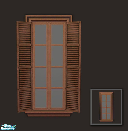 Sims 2 — Rejal Part 3 - Window 02 narrow by Murano — 