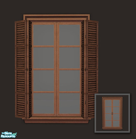 Sims 2 — Rejal Part 3 - Window 02 BASE by Murano — This file is the master mesh and it\'s essential for the other windows
