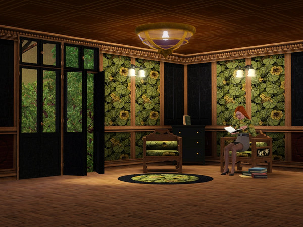 Sims 3 — Art Nouveau Lotus by TheBombson — 