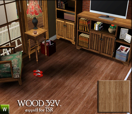 Sims 3 — Wood Pattern32V. by ayyuff — recolorable pattern