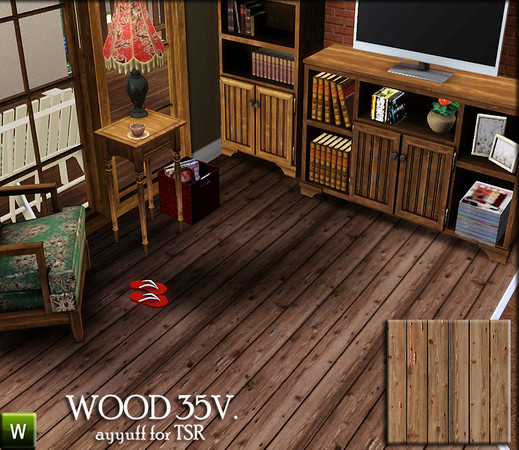 Sims 3 — Wood Pattern35V. by ayyuff — recolorable pattern