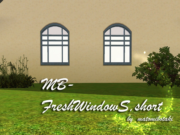 Sims 3 — MB-FreshWindowS,short by matomibotaki — MB-FreshWindowS,short, 3x1 counterhigh new mesh by matomibotaki, placed