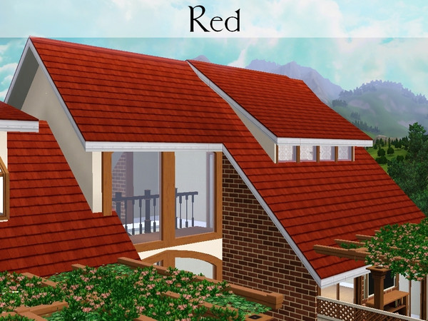 Sims 3 — Banlieu - Red Slates by lilliebou — par lilliebou de TSR, TSRAA