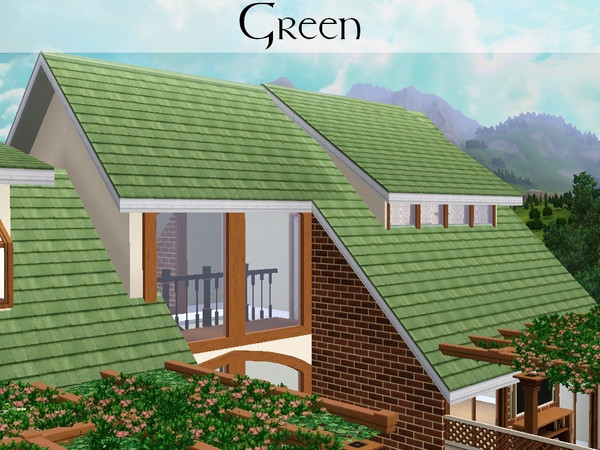 Sims 3 — Banlieu - Green Slates by lilliebou — par lilliebou de TSR, TSRAA