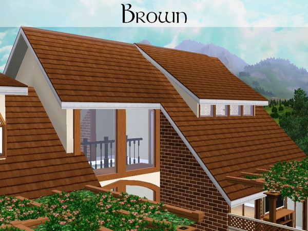 Sims 3 — Banlieu - Brown Slates by lilliebou — par lilliebou de TSR, TSRAA