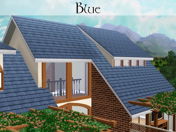 Sims 3 — Banlieu - Blue Slates by lilliebou — par lilliebou de TSR, TSRAA